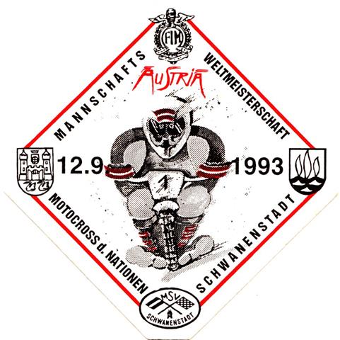 salzburg s-a stiegl veranst 6b (8eckraute180-austria 1993-schwarzrot) 